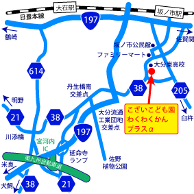 こざい保育園地図イメージ